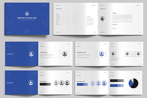 Brand Guideline Sample Layout, a Brochure Template by MightyDesign