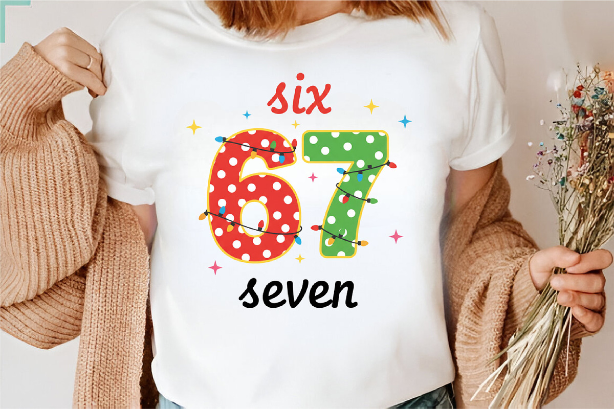 Christmas Six Seven Png,Funny 6 7, an Illustration by Designking (Photo 5 of 5)