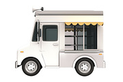 Food truck white, a Graphic by Mongkees (Thumbnail 1 of 2)