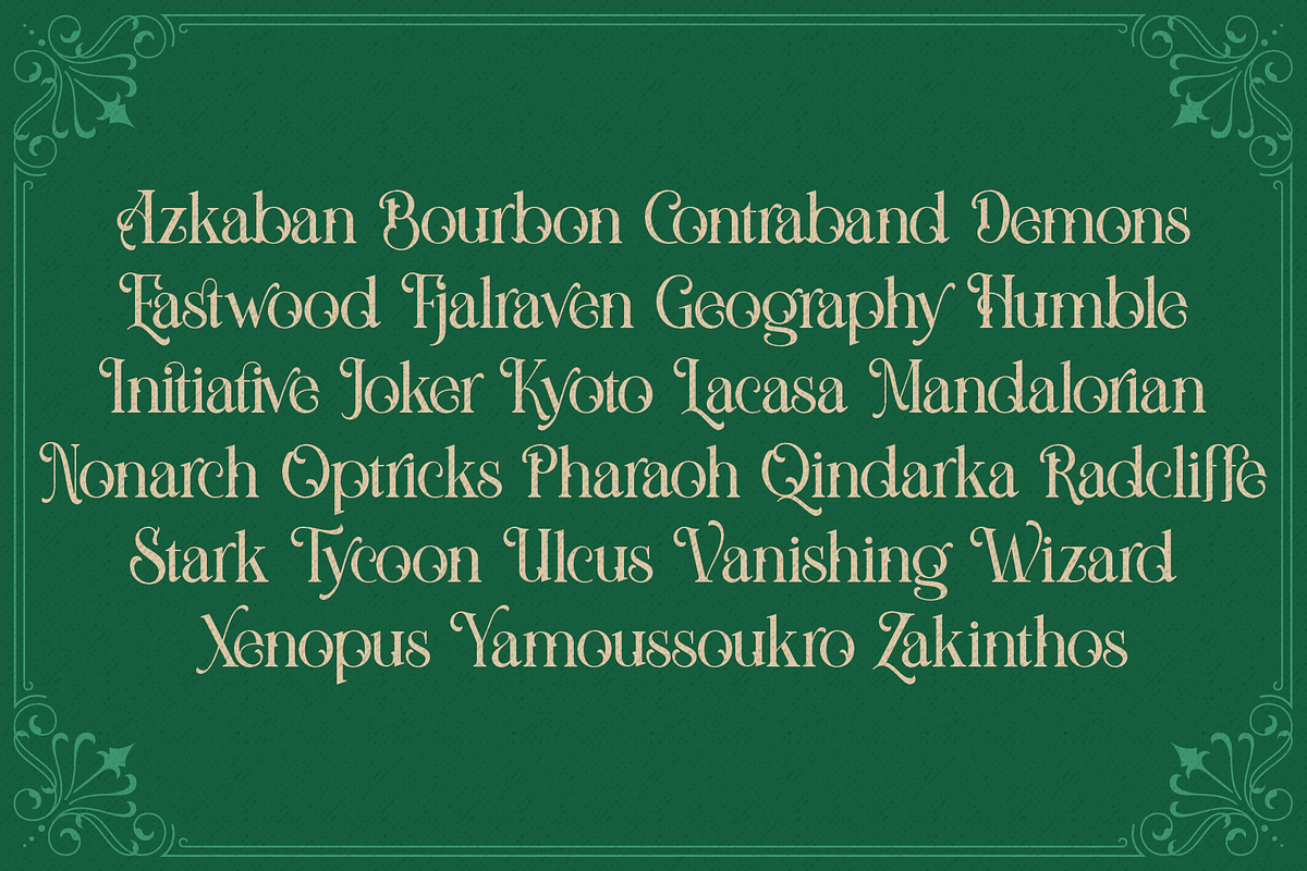 HST - Auverbacia, a Serif Font by ilhamtaro (Photo 5 of 10)