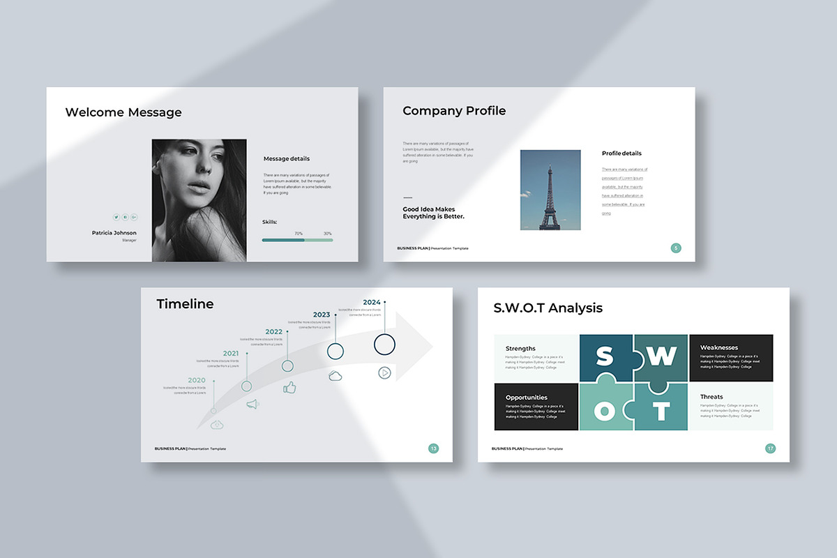 Modern Business Plan Presentation, a Templates & Theme by Slide_Genius1 (Photo 4 of 6)