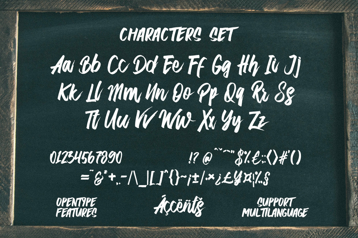 Slow Attack - Double Fonts preview 6