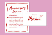 Whispering Pines Handwritten Script, a Script Font by Letterhend Studio (Thumbnail 3 of 9)
