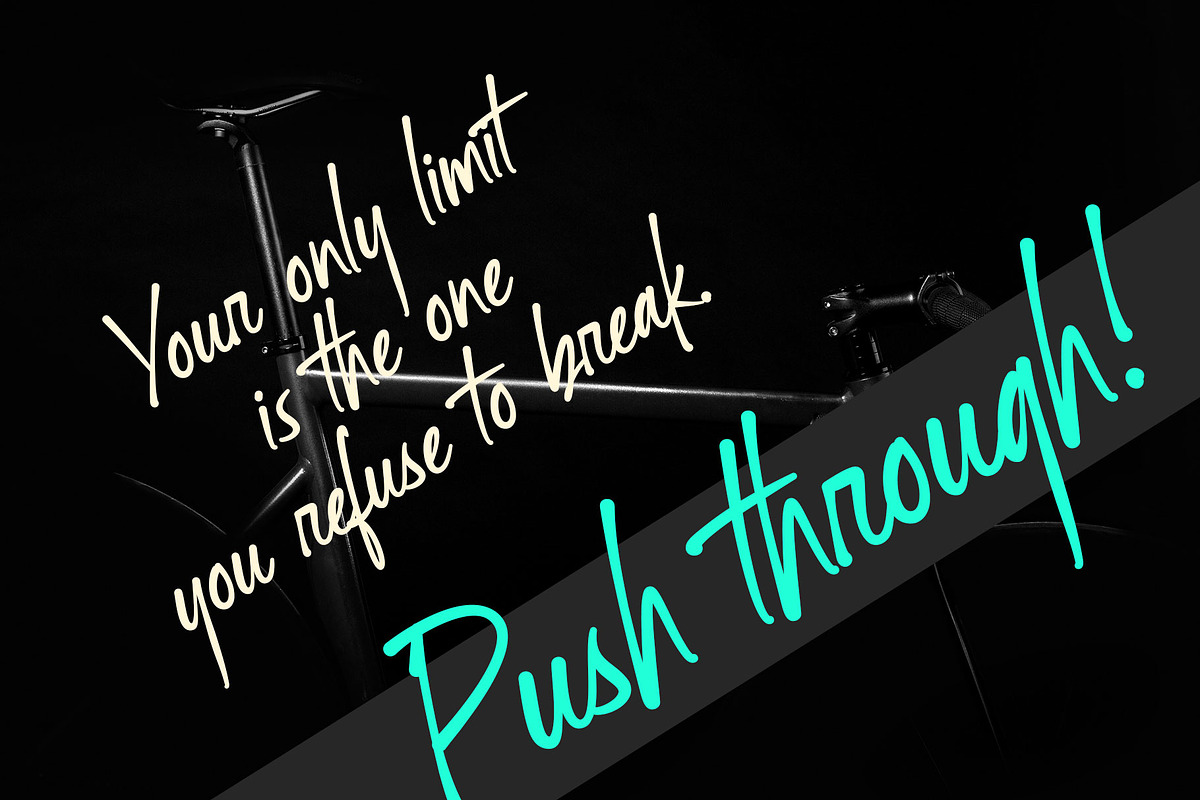 Silent Thinker | Quick Handwritten, a Handwritten Font by Lemonthe (Photo 6 of 7)