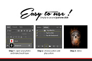 Smoke Effect Photoshop Action preview 2