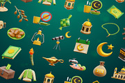 Ramadan and Eid Mubarak 3D Icons, an Object Illustration by Lumina_ui_ux202 (Thumbnail 6 of 6)