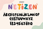 Netizen – Playful Bubble Font, a Handwritten Font by cocodesign (Thumbnail 5 of 9)