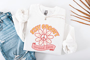 Stay Groovy Spread Love PNG, Retro, an Illustration by SharpMarketplace (Thumbnail 4 of 9)