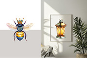 Bee My Valentines Clipart, an Illustration by Design Market (Thumbnail 4 of 4)