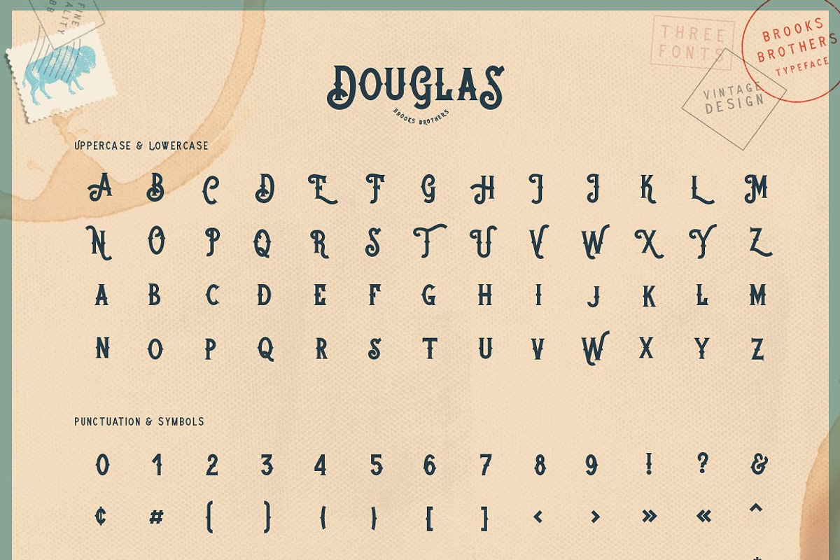 Brooks Brothers Typeface preview 6