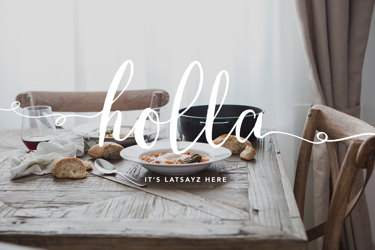 Its Tasty Missmallove Font Duo, a Script Font by It's Latsayz (Photo 11 of 12)
