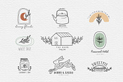 Rustic floral doodles and logos, an Animal Illustration by harmonia_green_art (Thumbnail 5 of 12)