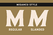 Misanco Organic Display Font, a Serif Font by Letterhend Studio (Thumbnail 2 of 9)