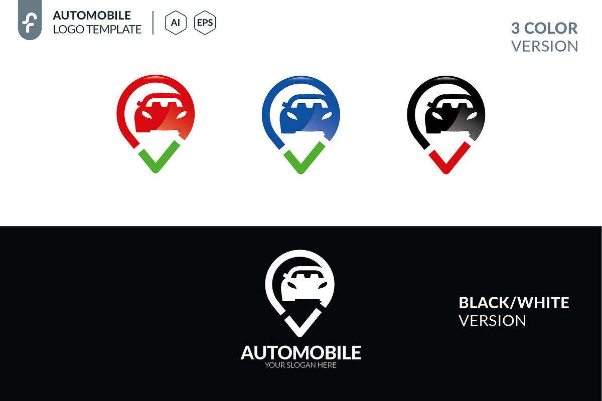 Auto Point Logo, a Branding & Logo Template by ft.studio