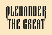 Movizt Blackletter Display Font, a Blackletter Font by Maulana Creative (Thumbnail 5 of 7)