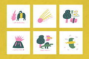Dino Dinosaurs clip art, an Object Graphic by Veresk (Thumbnail 10 of 12)