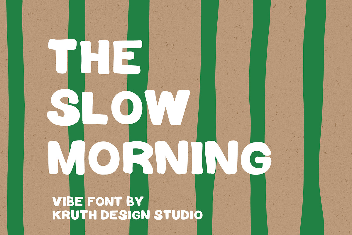 The Slow Morning / Bold Font Sript, a Script Font by KruthDesign (Photo 1 of 10)