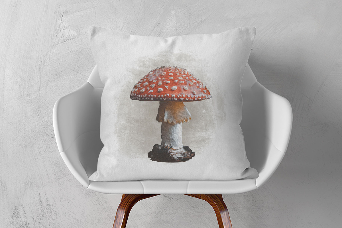 Mushroom Illustration, a Decorative Illustration by Digital Art Downloads (Photo 2 of 4)