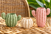 Cactus Vase Planter 3D STL, a Scene 3D Model by Layerology (Thumbnail 4 of 4)