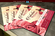 Valentine Dinner Flyer Template, a Flyer Template by Epickita (Thumbnail 2 of 3)