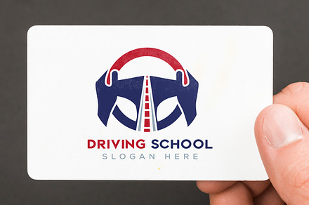 Driving School Logo vector Template