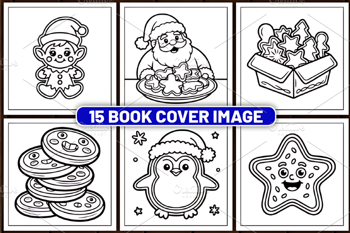 62 Christmas Cookies & Sweets Color, a Seasonal Illustration by Design Art (Photo 2 of 6)