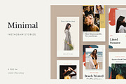 Miminal Instagram Stories Template, a Social Media Template by Baliniz (Thumbnail 1 of 2)