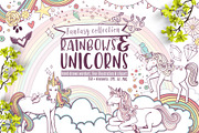Unicorns and Rainbows, an Animal Illustration by Carrie Stephens Art (Thumbnail 1 of 9)