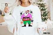 Retro Funny Christmas Santa clipart, an Illustration by DreamCafeArt (Thumbnail 2 of 4)