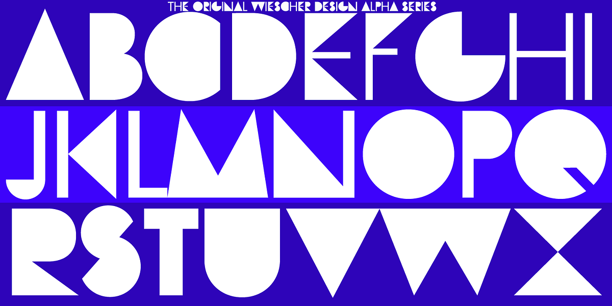 AlphaOne, a Font by Wiescher-Design (Photo 5 of 8)