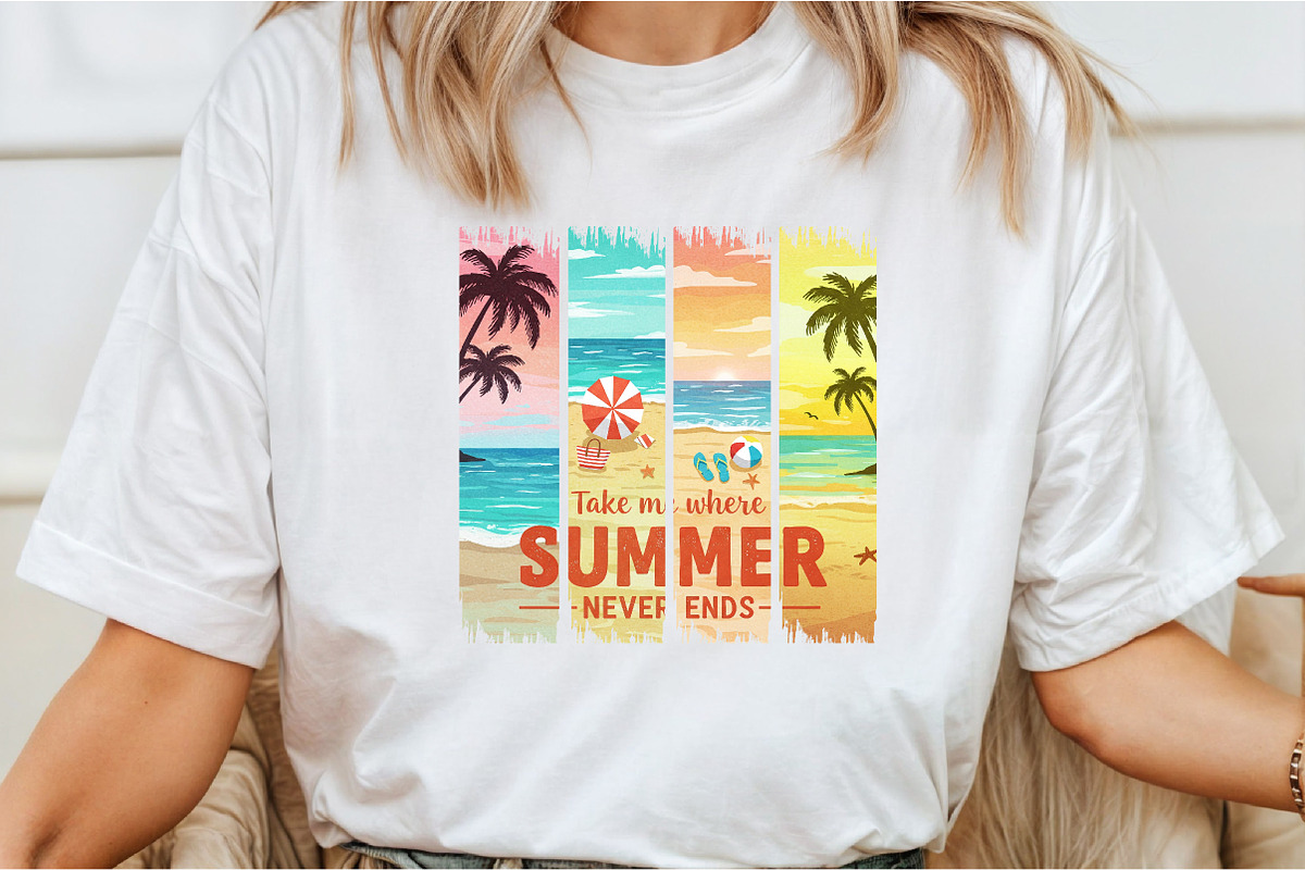 Summer Brushstroke, Summer Shirt Png, an Illustration by Libby Wishes (Photo 2 of 6)