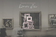 Antique Clipart, Estate Sale Ink, an Object Illustration by The October Creative (Thumbnail 6 of 13)