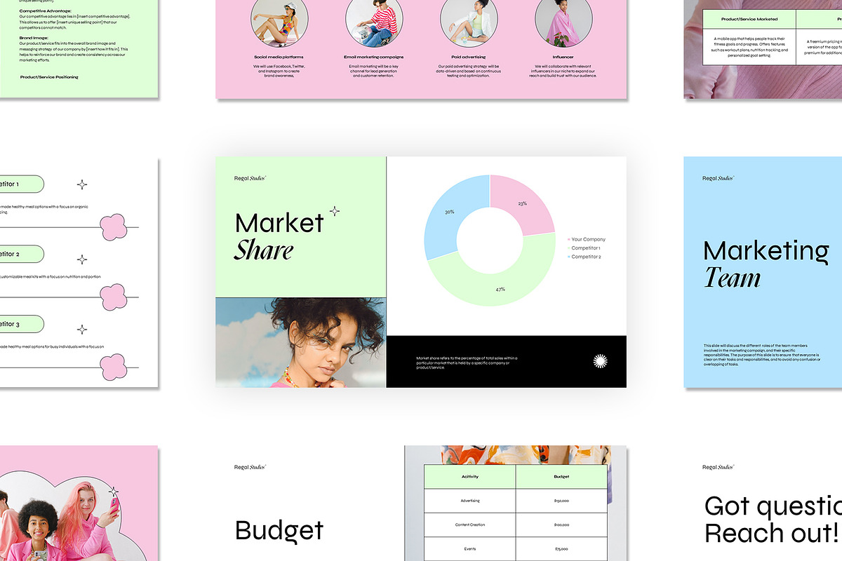 Regal - Marketing Plan, a Presentation Template by Sixtysix Labs (Photo 3 of 8)