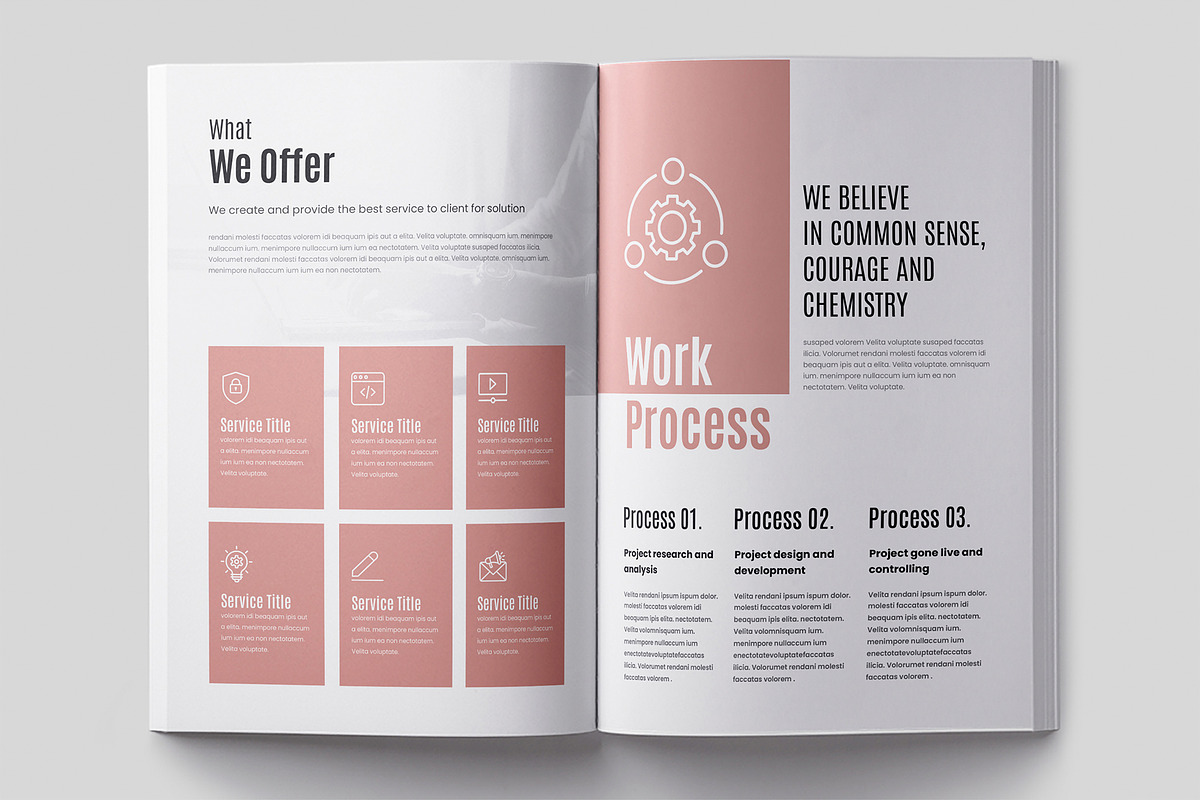 Business Proposal Template, Brochure, a Brochure Template by Niofix (Photo 3 of 9)