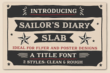 Sailors Diary Title Slab