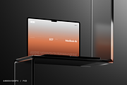 MacBook Air Collection E07 Mockup 4, a Mac Mockup by Lumatte (Thumbnail 1 of 5)