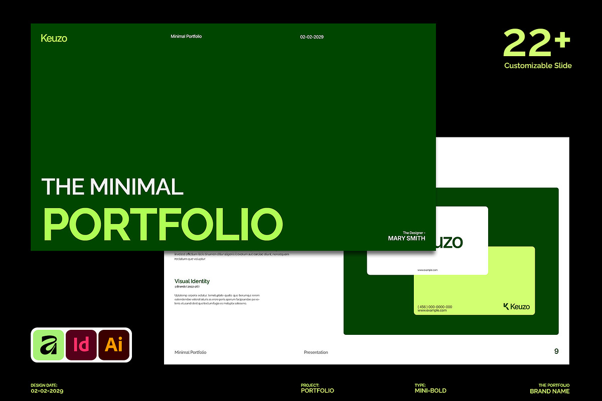Creative Portfolio Template, a Presentation Template by Devators (Photo 1 of 6)