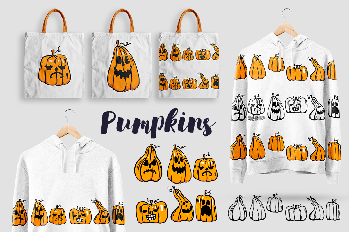 HALLOWEEN big bundle, a Decorative Illustration by Ja Polina ArtShop (Photo 4 of 6)