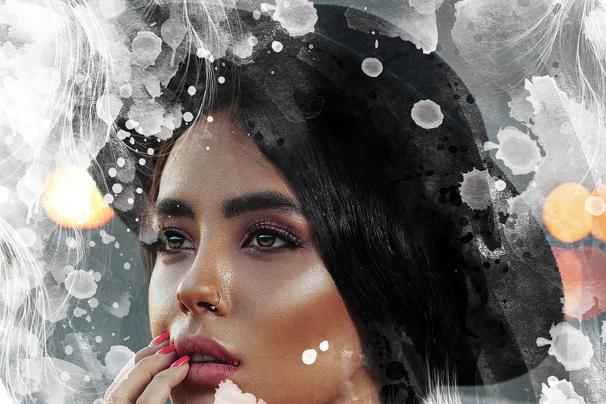 Watercolor Artistic Photo Templates, an Action Add-On by Photoshop Action (Photo 2 of 13)