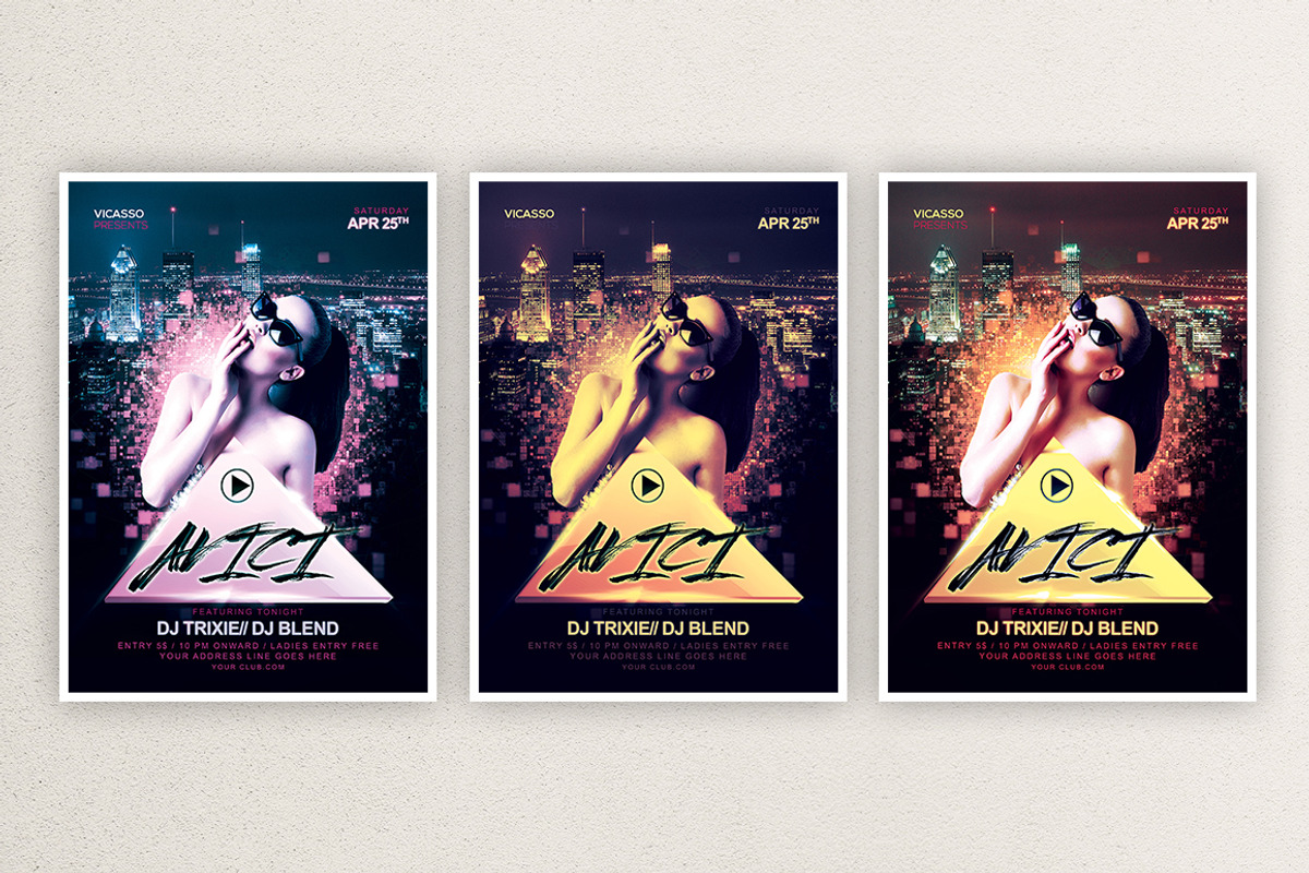 Avici 1, a Flyer Template by What a Story (Photo 2 of 5)