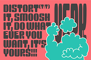 Yerk Y2K Font in 3 Styles, a Font by That That Creative (Thumbnail 5 of 15)
