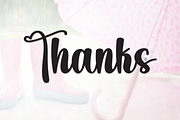 Monday Umbrella | Script Font, a Handwritten Font by Scratchones (Thumbnail 8 of 8)