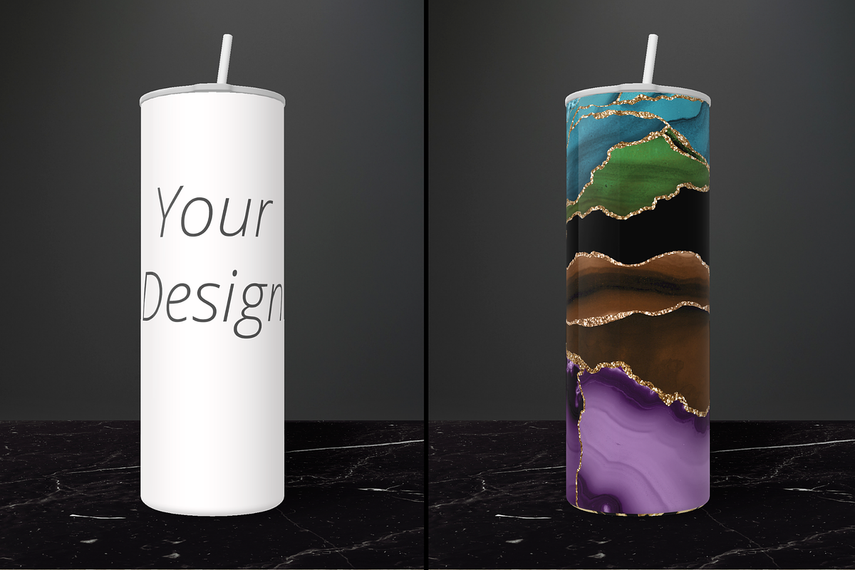 3D animated skinny tumbler mockup, a Product Mockup by Trendingdigital (Photo 11 of 12)
