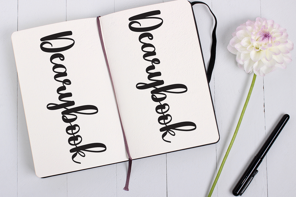 Friends | Script Font, a Script Font by Scratchones (Photo 4 of 8)