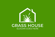 Grass House Care Logo Eco Living, a Branding & Logo Template by Signatoro (Thumbnail 2 of 3)