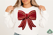 Valentine Bow Faux Yarn PNG, an Illustration by Craft Nest (Thumbnail 2 of 4)