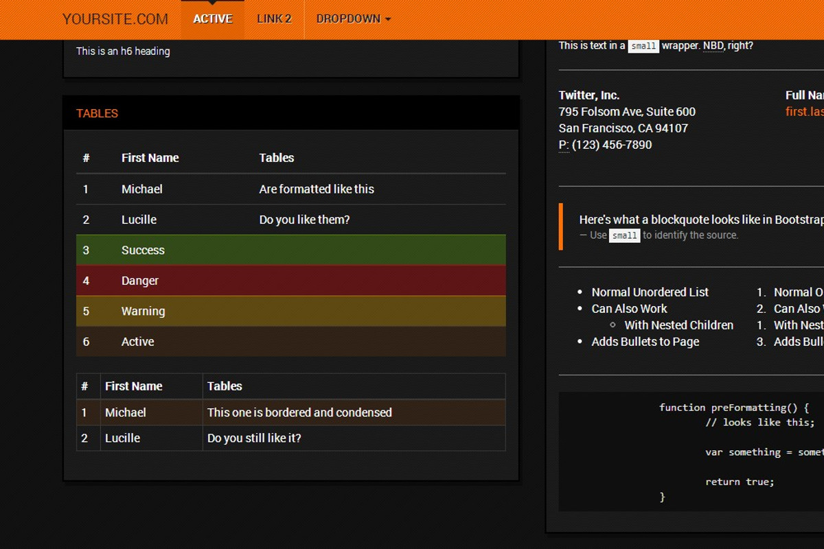 Bootstrap 3.0. Robotron orange theme, a Bootstrap Template by Bootstraptor (Photo 2 of 5)