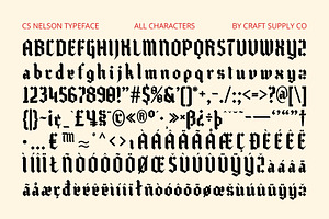 CS Nelson Gothic Font