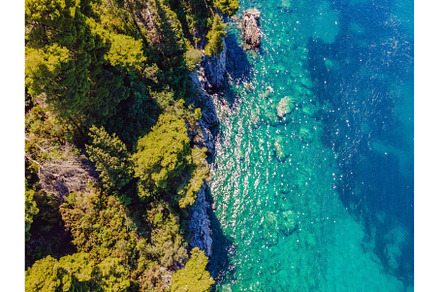 Picturesque sea Adriatic coast of, a Nature Photo by Elizaveta Galitskaya
