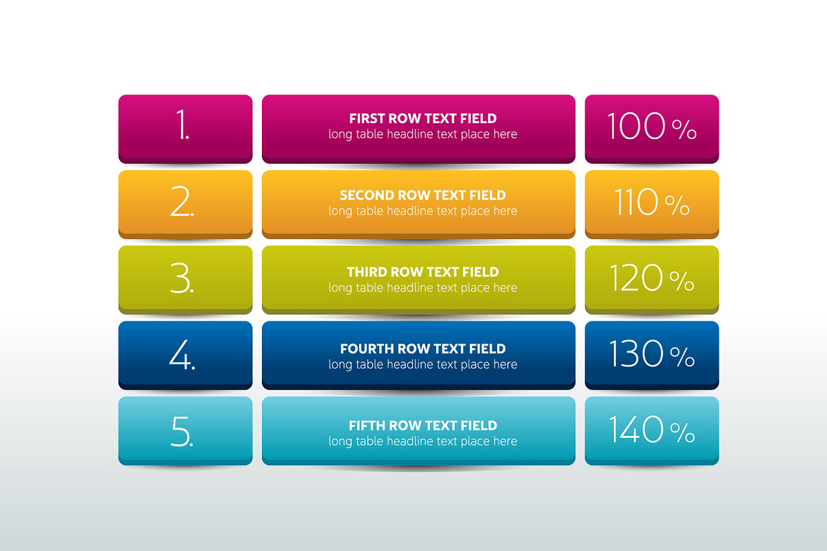 Table, schedule design template, a Technology Illustration by VectorAN
